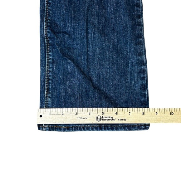 Levis 525 Womens Size 6M Blue Denim Jeans Bootcut With Back Button Pockets - Picture 6 of 8